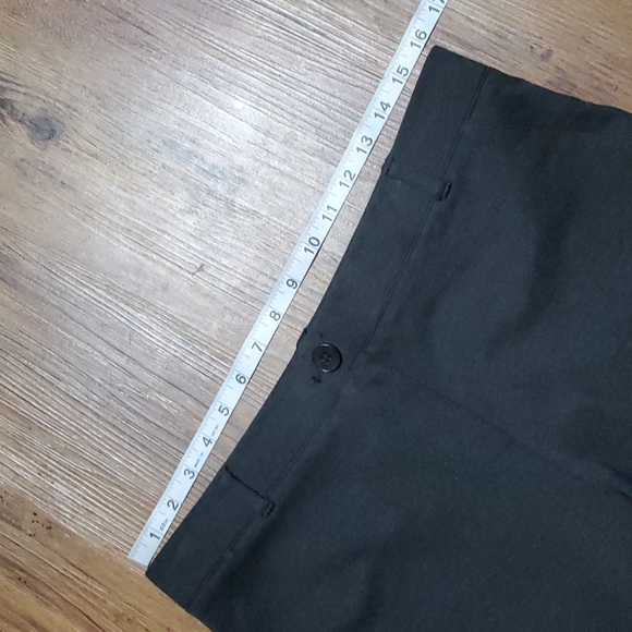 Betabrand charcoal gray straight leg tall pull on stretch trouser pants euc - Picture 3 of 6